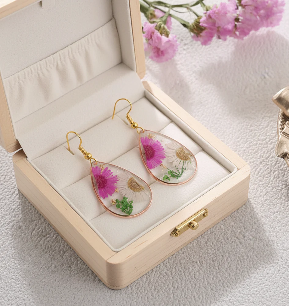 The Beauty Of Nature-Daisy Flower Earrings - Image 6