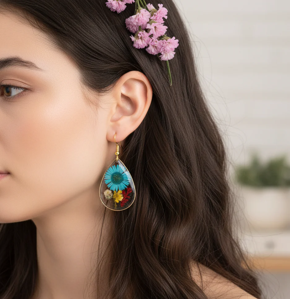 The Beauty Of Nature-Daisy Flower Earrings - Image 7