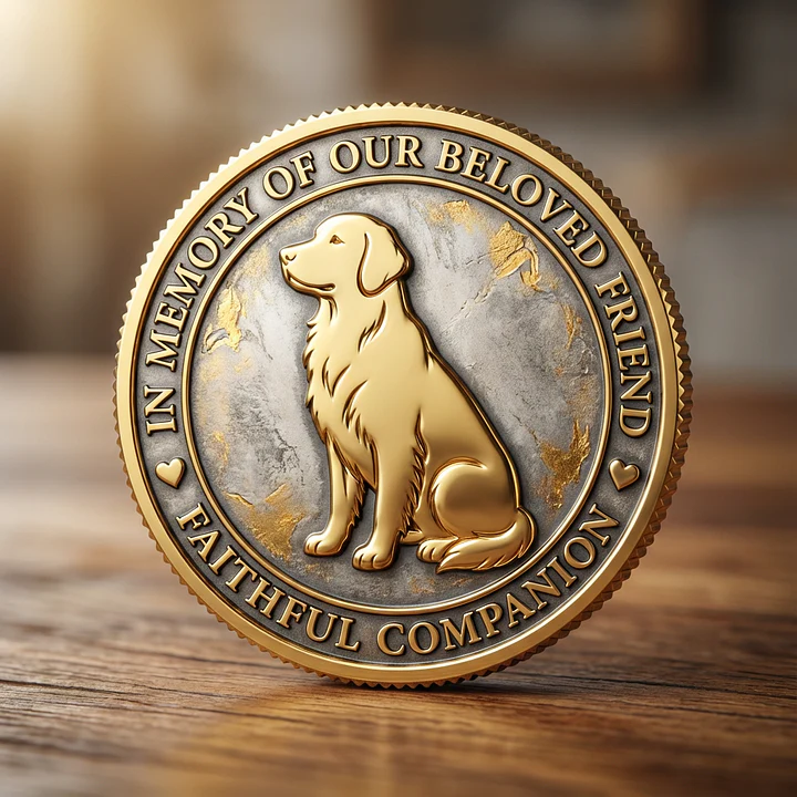 🐾Dog Memorial Keepsake Coin – “They Were Never Just a Pet”❤️ - Image 4