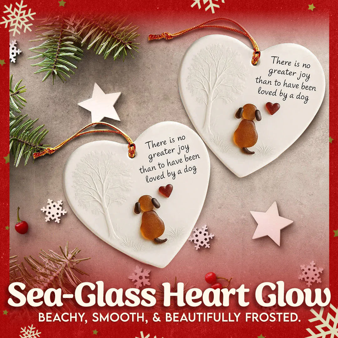 Heartwarming Dog Heart-Shaped Hanging Ornament - Image 5