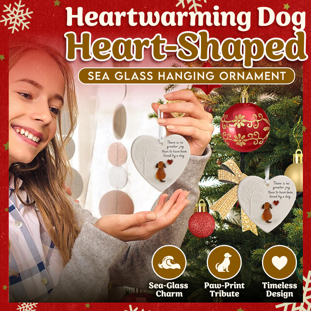 Heartwarming Dog Heart-Shaped Hanging Ornament - Image 6