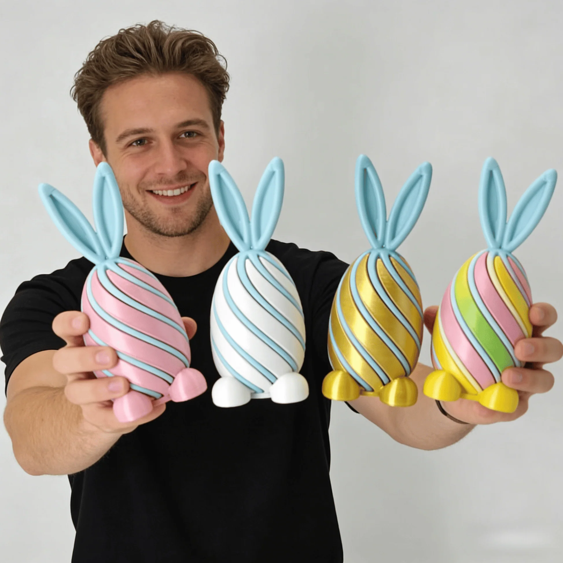 🐰🎁2026 Easter Gifts 50% Off-- 3D Printed Easter Bunny Egg Fun Rotating Toy - Image 13