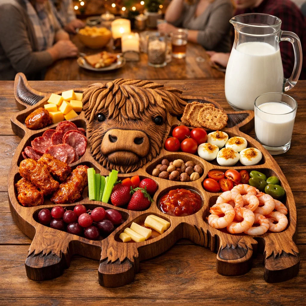 🔥🔥New Year Gift--Easter Bunny Wooden Charcuterie Board🐰 - Image 2
