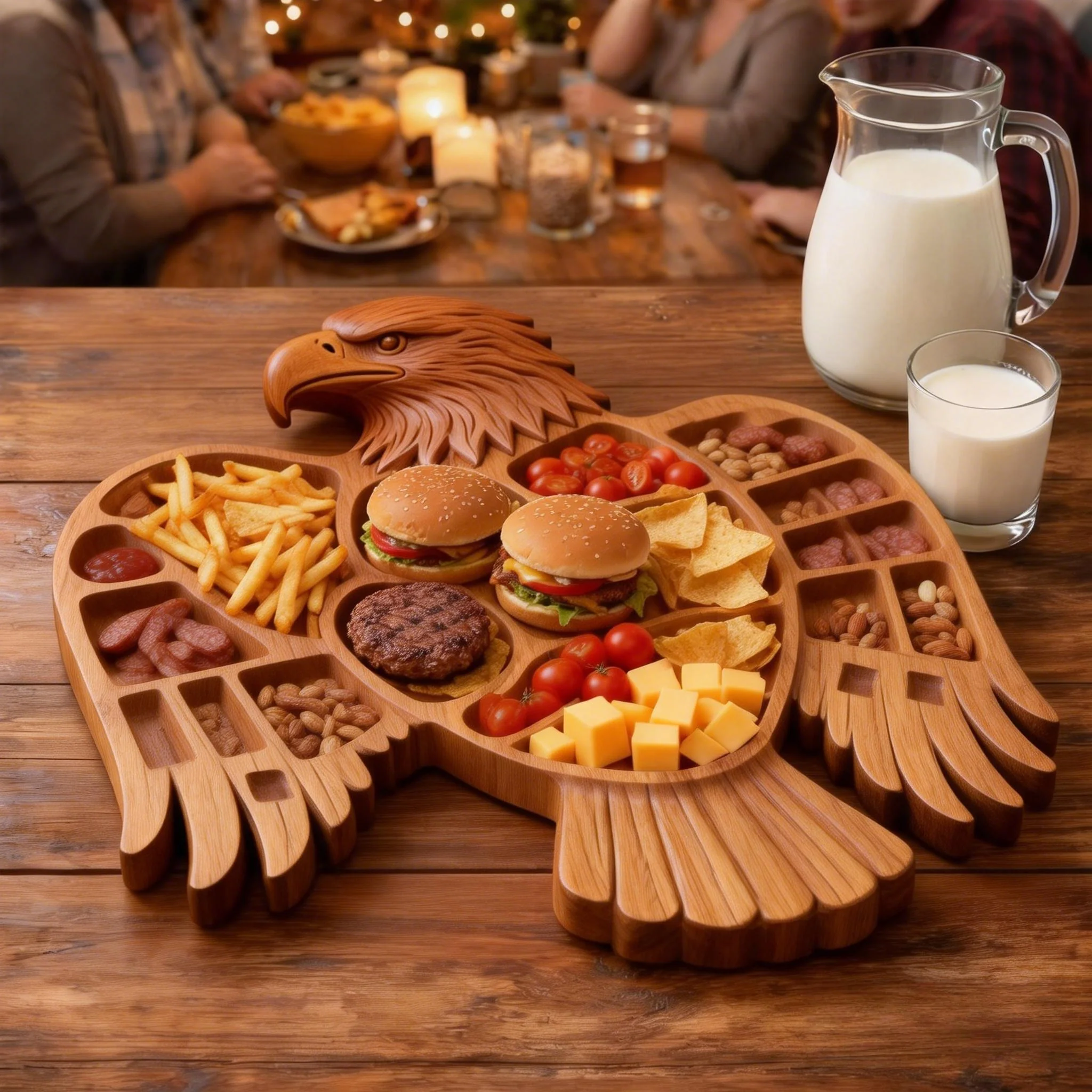 🔥🔥New Year Gift--Easter Bunny Wooden Charcuterie Board🐰 - Image 4