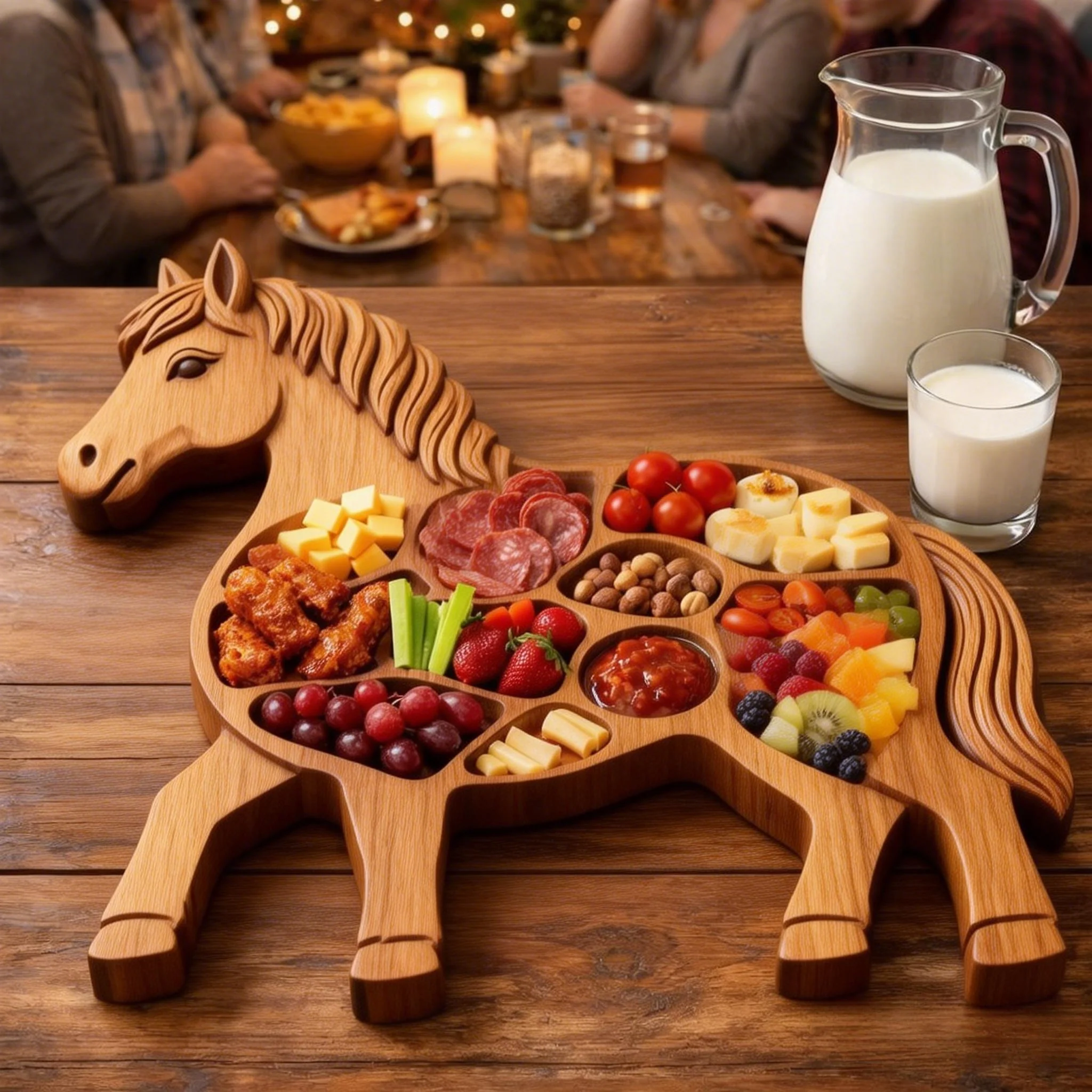 🔥🔥New Year Gift--Easter Bunny Wooden Charcuterie Board🐰 - Image 5