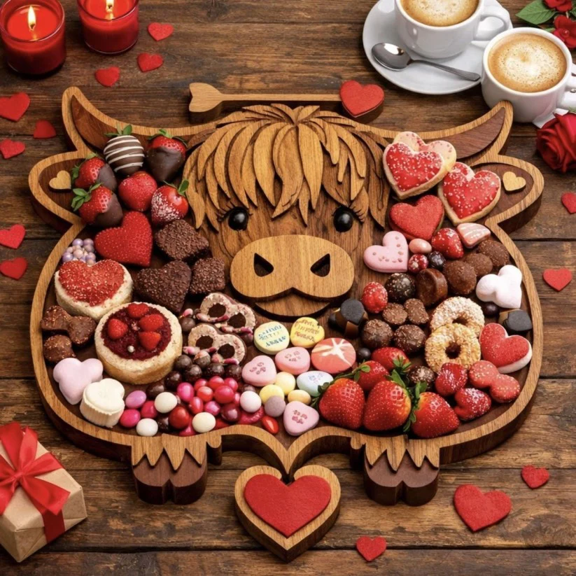 🔥🔥New Year Gift--Easter Bunny Wooden Charcuterie Board🐰 - Image 7