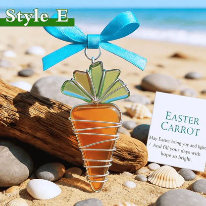 🐣🌊Easter wire wrapped acrylic ornaments ✨Shaped by Nature & Crafted by Hand💝 - Image 5