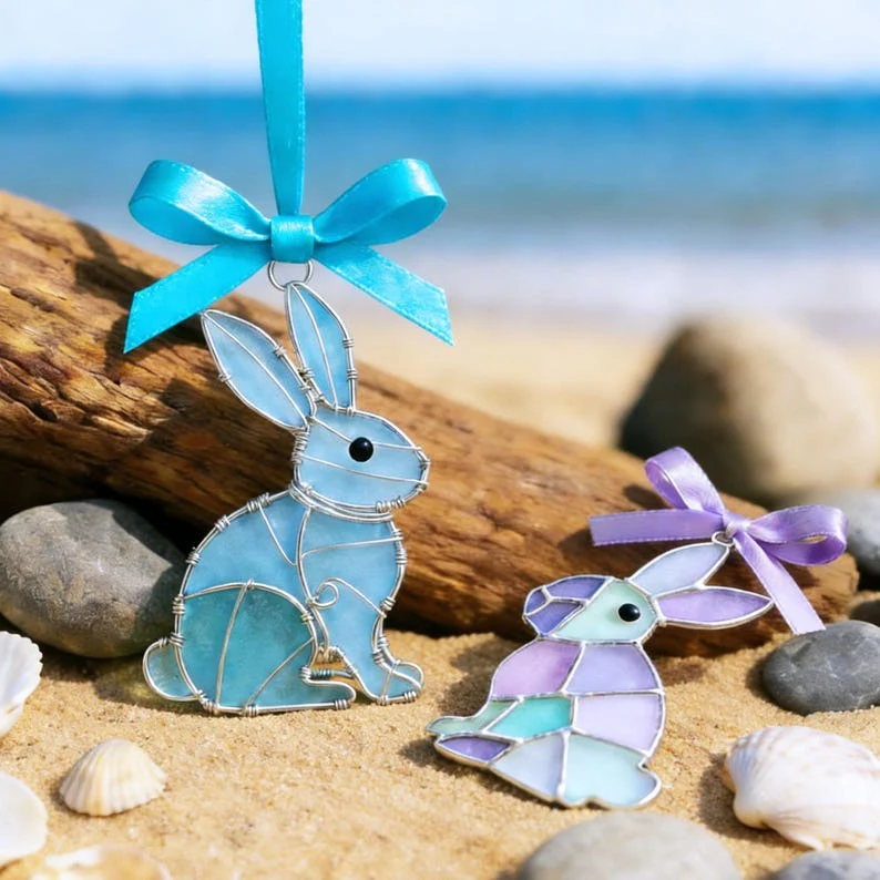 Easter Wire Wrapped Sea Glass Pendants - Image 7