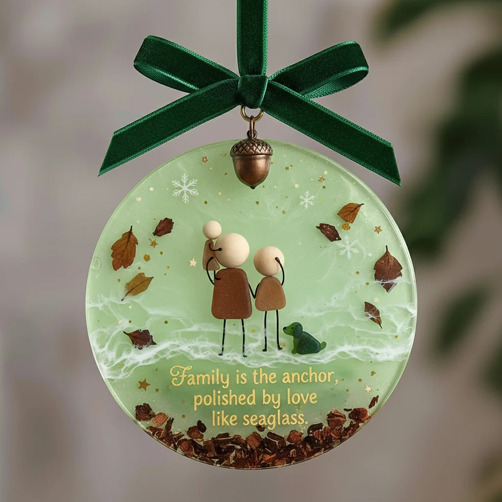 🌊Emotional Sea Glass Christmas Ornament - Image 4