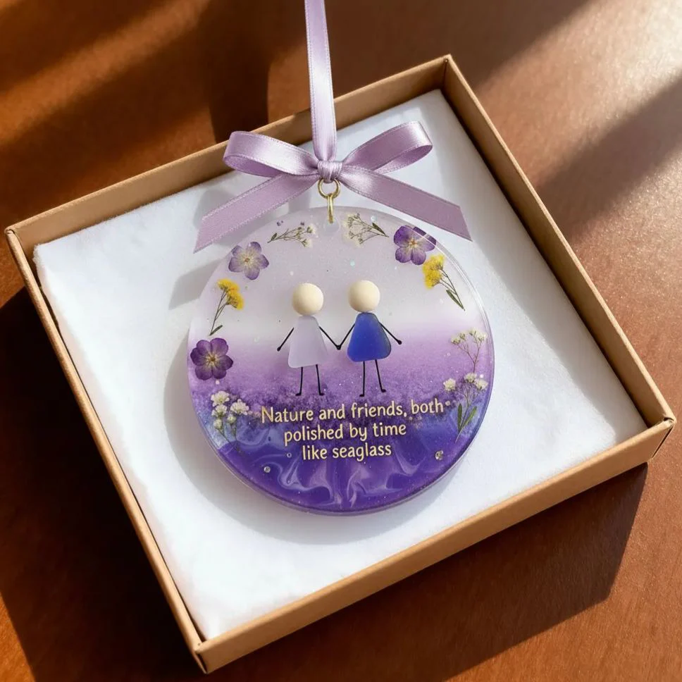 🌊Emotional Sea Glass Christmas Ornament - Image 6