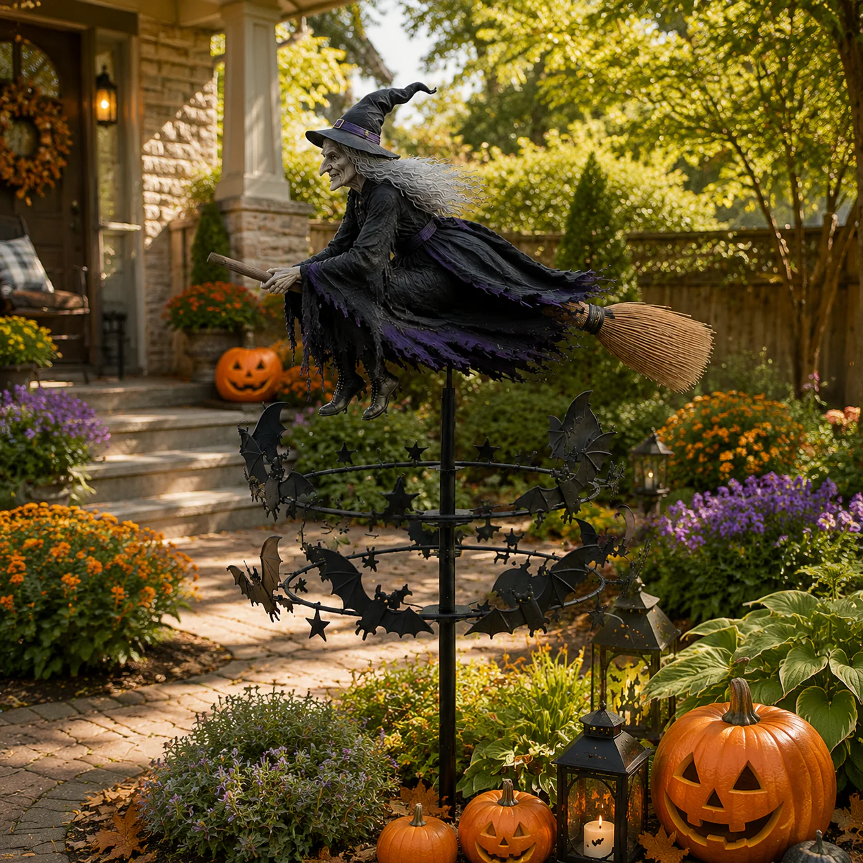 🔥 Limited time 50% OFF – 🧙‍♀️ The Enchanted Witch Garden Wind Spinner - Image 3