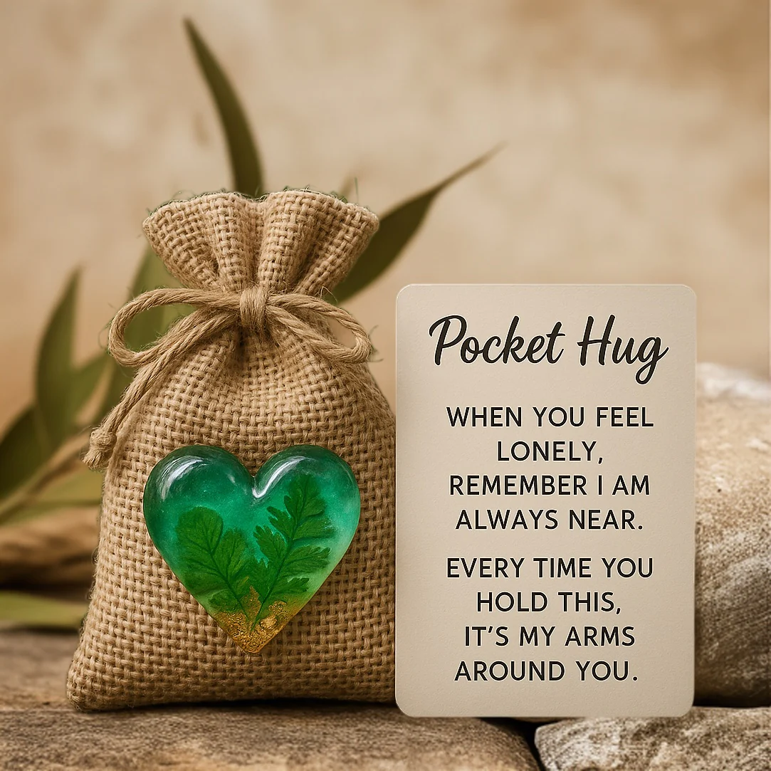💚 Evergreen Heart Pocket Hug - Image 2
