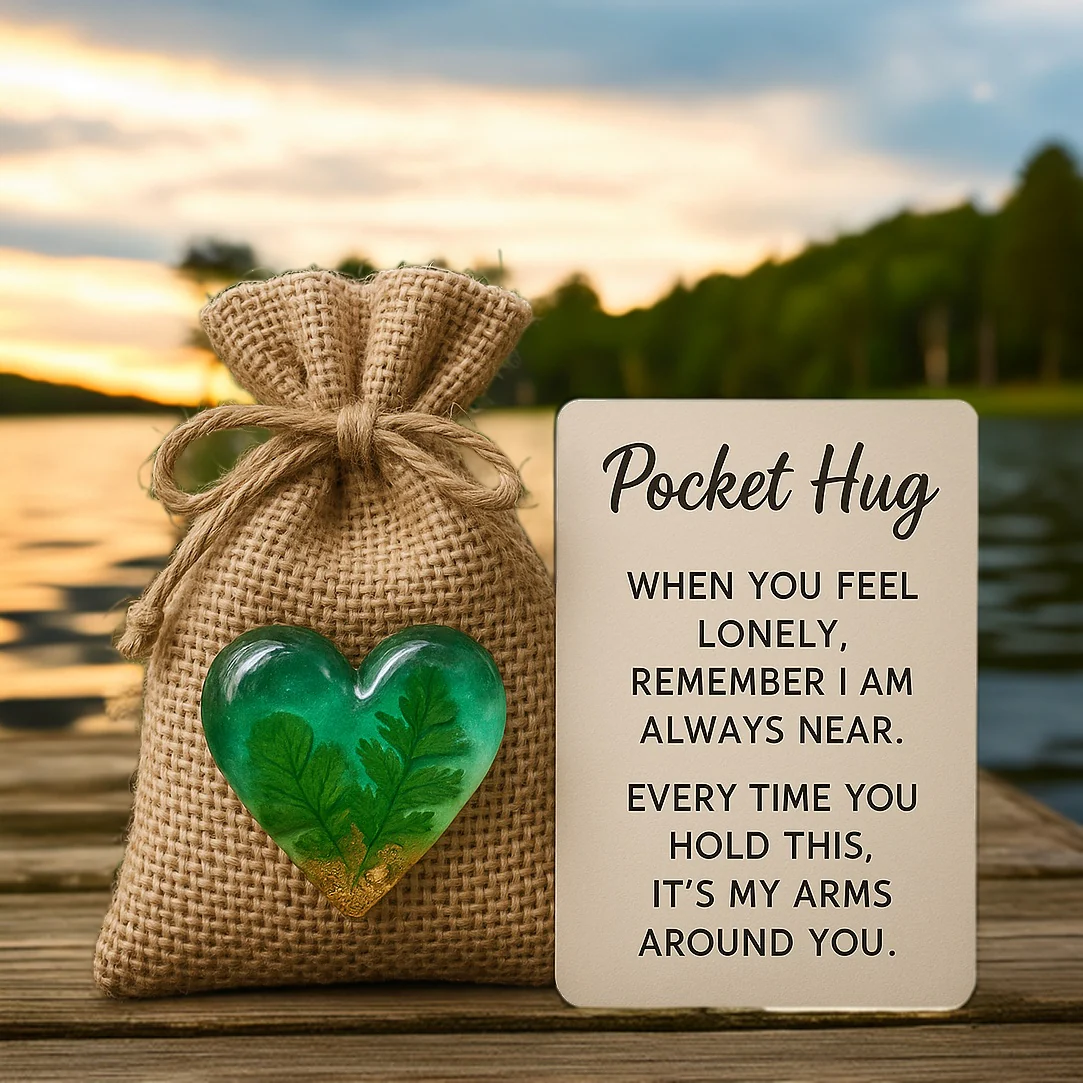 💚 Evergreen Heart Pocket Hug - Image 3