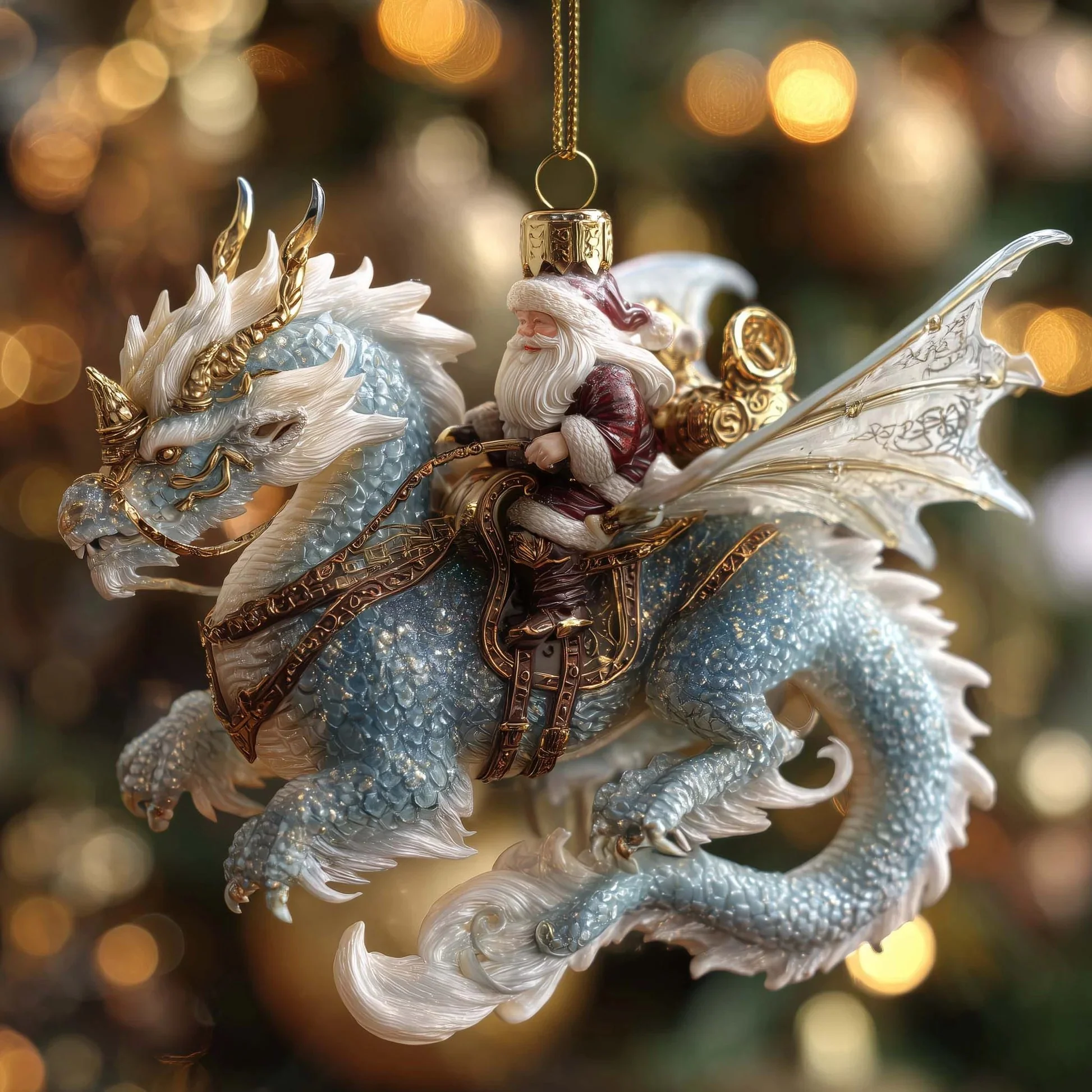 🔥Fantasy Christmas: Santa's Ride Collection Ornament🎅 - Image 3