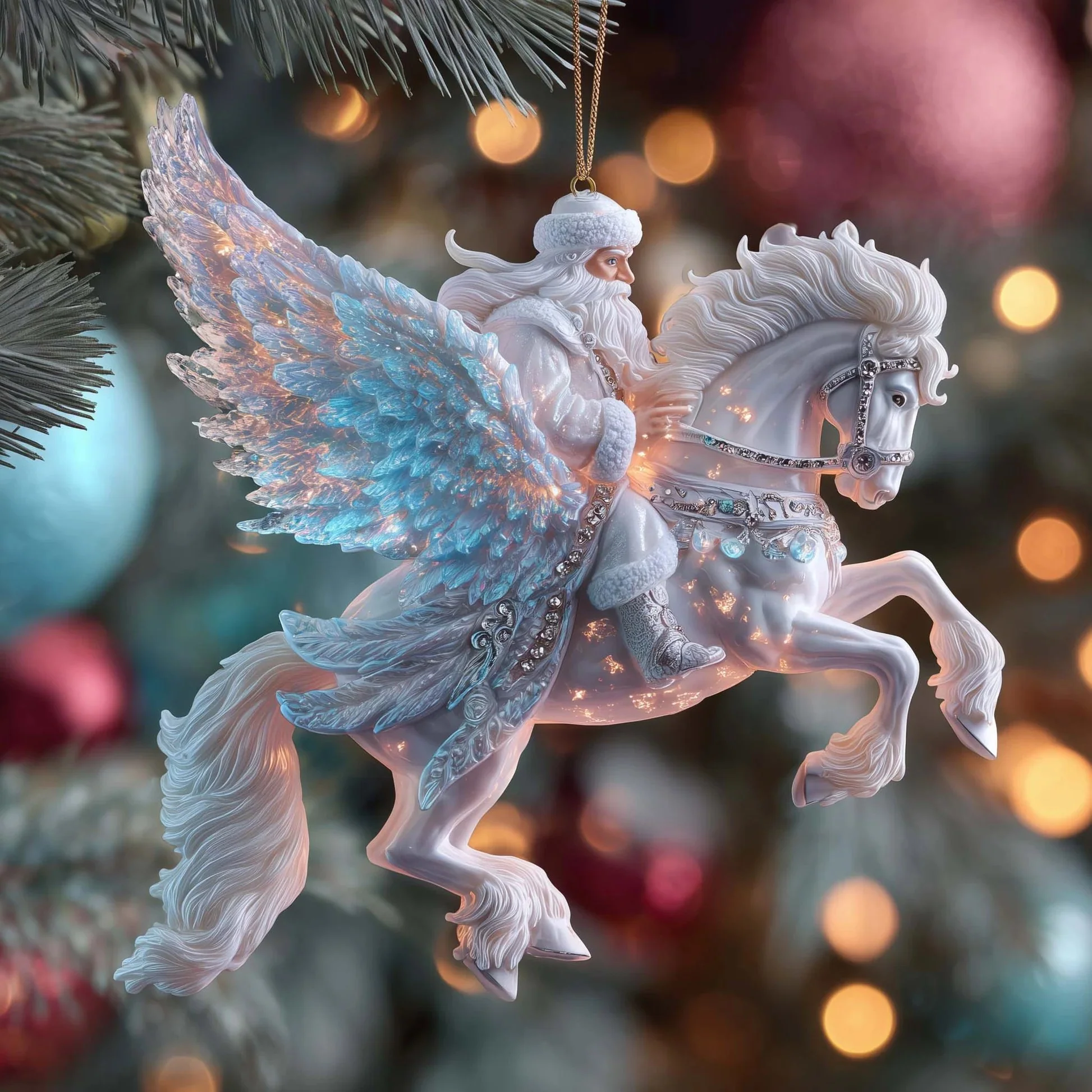 🔥Fantasy Christmas: Santa's Ride Collection Ornament🎅 - Image 5