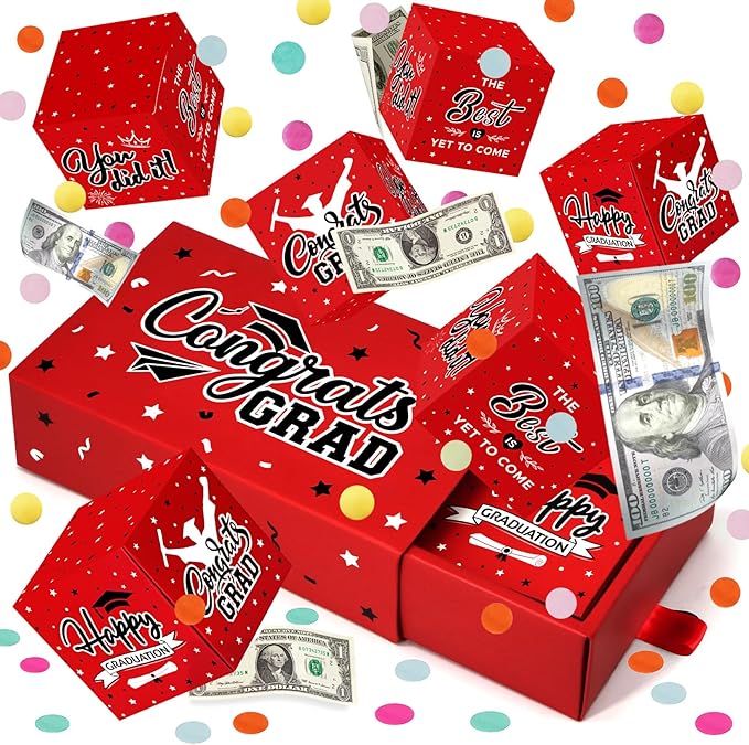 🔥Flash Sale🎁Graduation Explosion Gift Box, Viral Surprise Cash Box for 2026 Graduates (3 Colors) - Image 10
