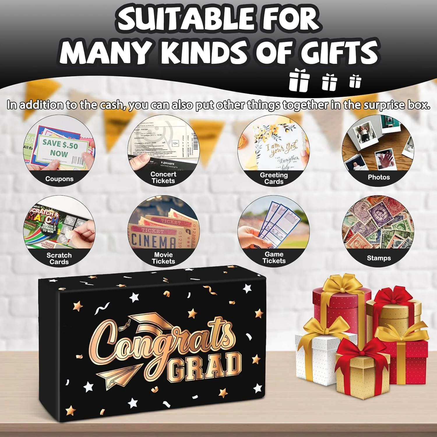 🔥Flash Sale🎁Graduation Explosion Gift Box, Viral Surprise Cash Box for 2026 Graduates (3 Colors) - Image 4