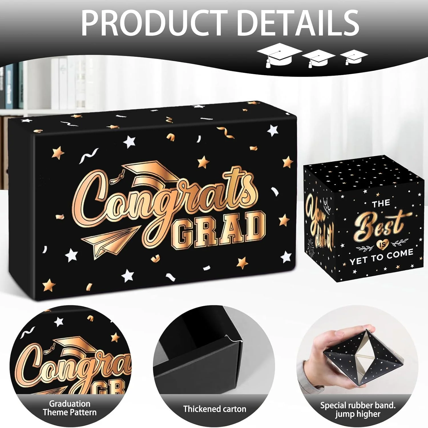 🔥Flash Sale🎁Graduation Explosion Gift Box, Viral Surprise Cash Box for 2026 Graduates (3 Colors) - Image 7