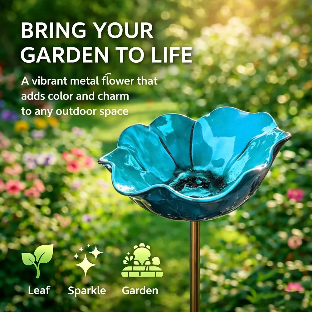 💖🎁2026 Mother's Day Gifts 50% Off--🐦🎁Handmade Flower Garden Stake🐦 - Image 17