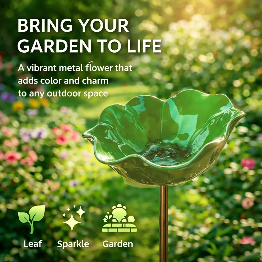 💖🎁2026 Mother's Day Gifts 50% Off--🐦🎁Handmade Flower Garden Stake🐦 - Image 18