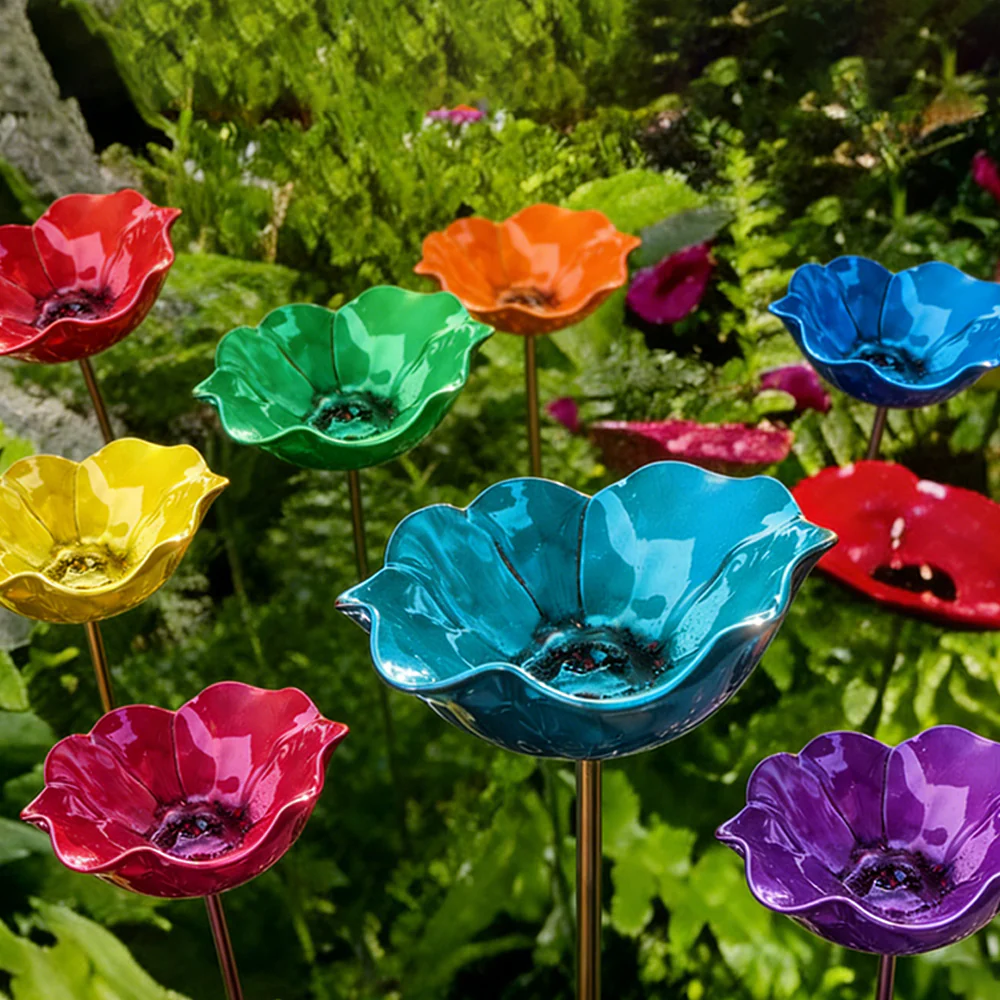 💖🎁2026 Mother's Day Gifts 50% Off--🐦🎁Handmade Flower Garden Stake🐦 - Image 23