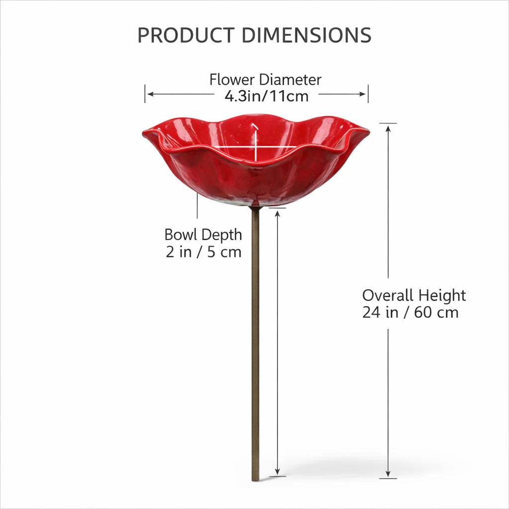 💖🎁2026 Mother's Day Gifts 50% Off--🐦🎁Handmade Flower Garden Stake🐦 - Image 24