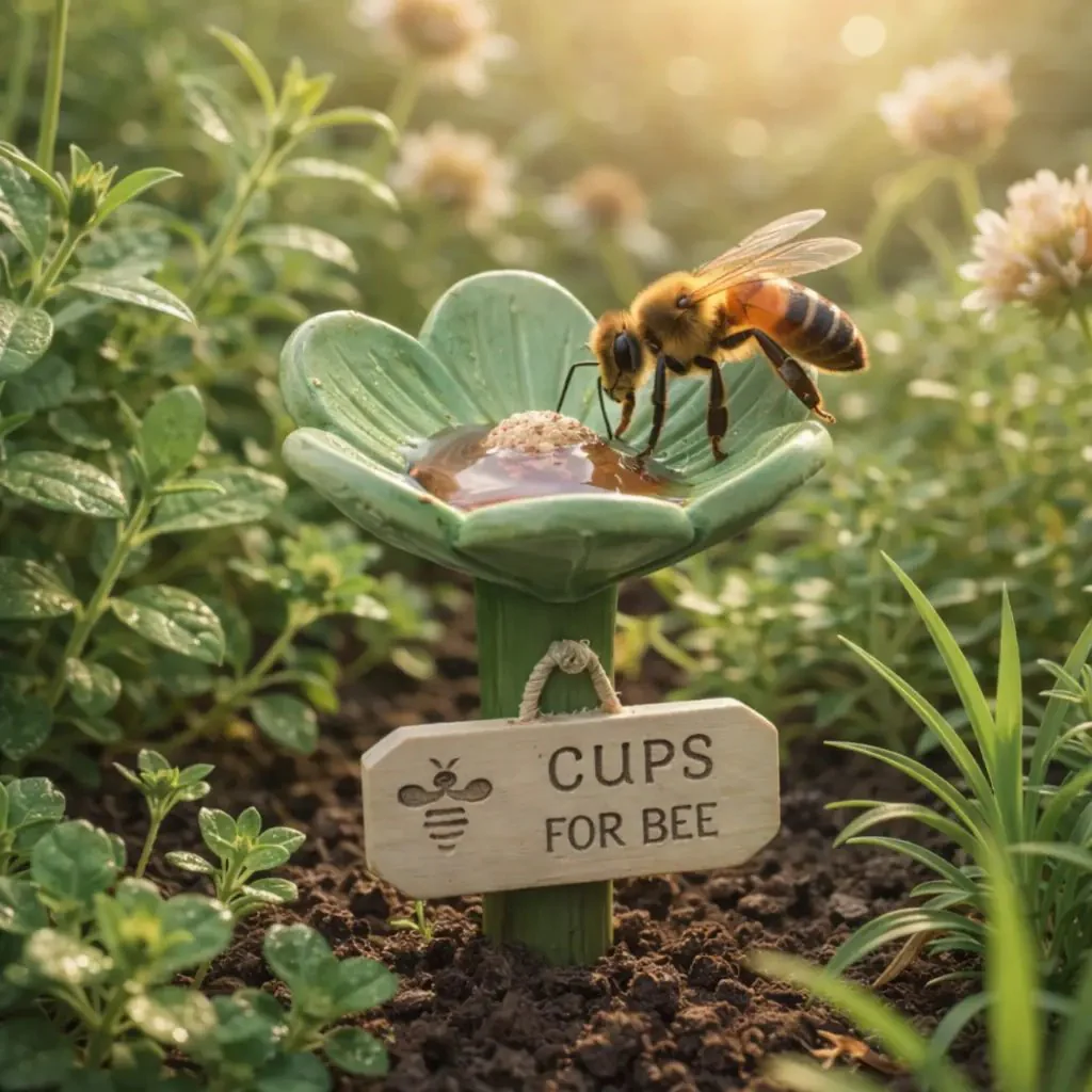 🐝Flower-Shaped Bee Watering Station💧 - Image 13