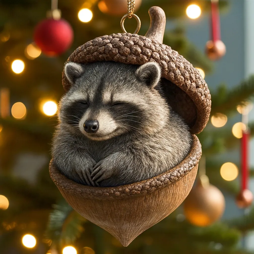 🎁❤️ Forest Animal Acorn Ornaments – Cozy Forest Christmas Ornaments - Image 10