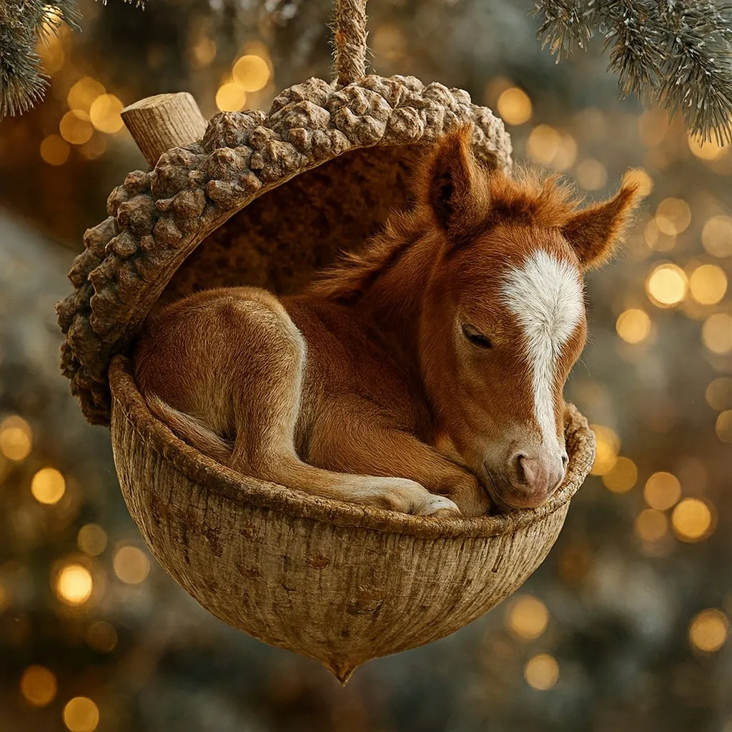 🎁❤️ Forest Animal Acorn Ornaments – Cozy Forest Christmas Ornaments - Image 11