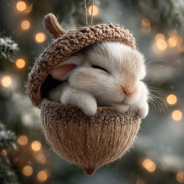 🎁❤️ Forest Animal Acorn Ornaments – Cozy Forest Christmas Ornaments - Image 5
