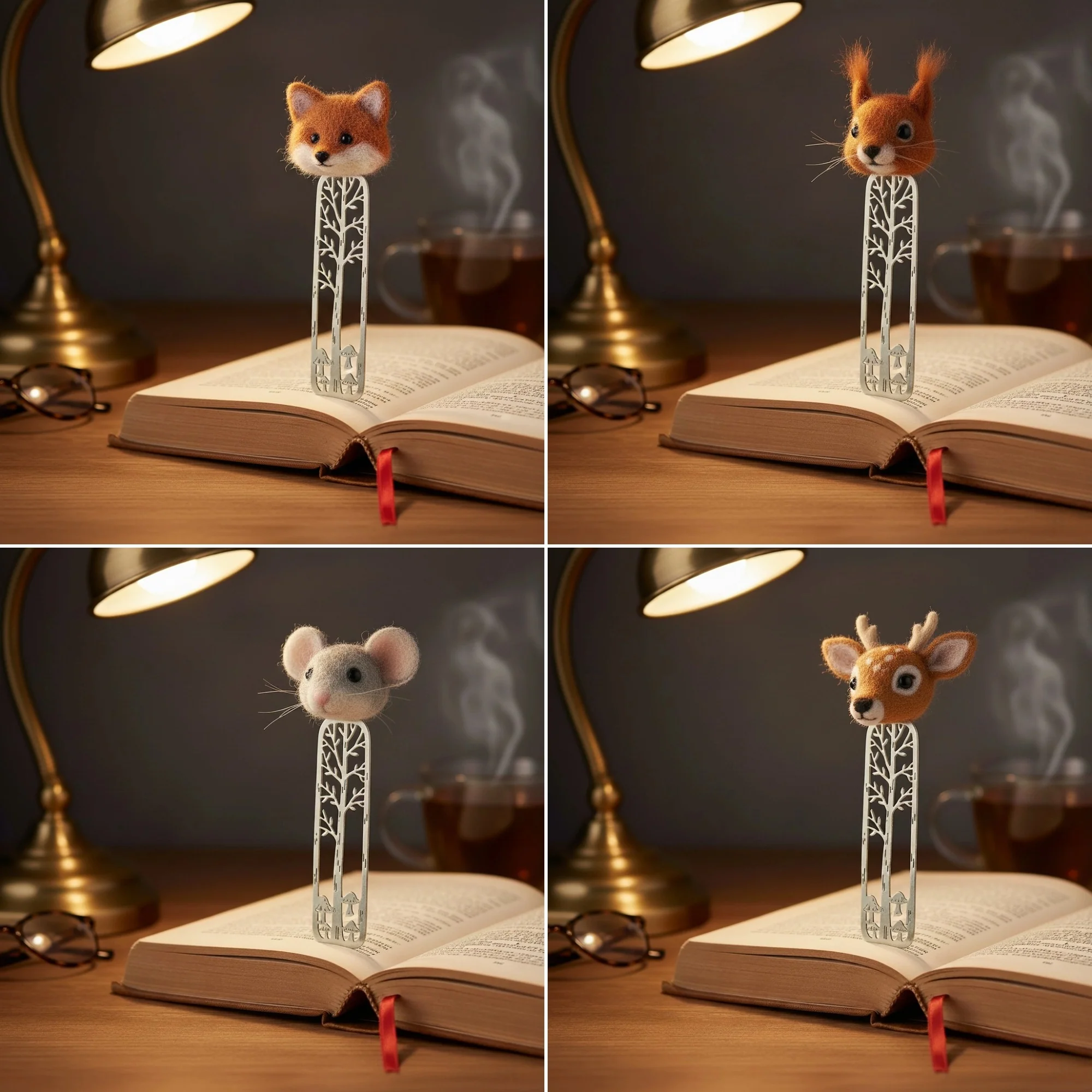 Forest Animal Felted Bookmark - Image 5