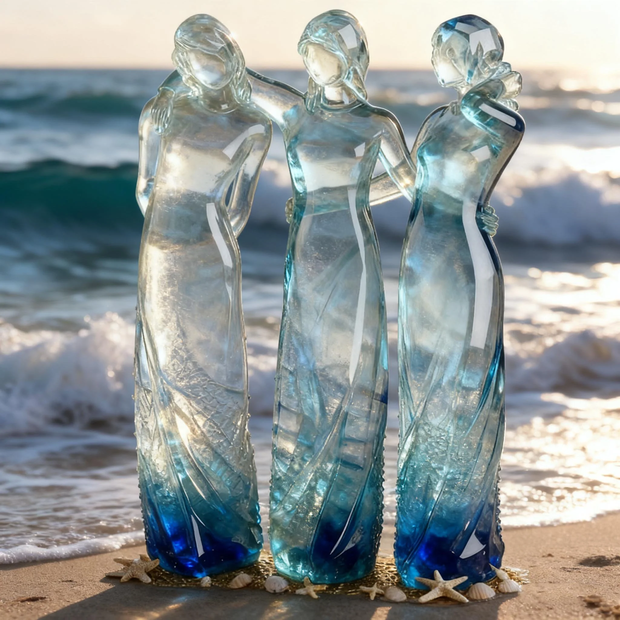 💖🔥LAST DAY 49 % OFF👩🏻🤝👩🏻Sisters by My Side, Celebrates Friendships Three Sisters Sculpture🎁Christmas, Thanksgiving Day, Birthday Gifts