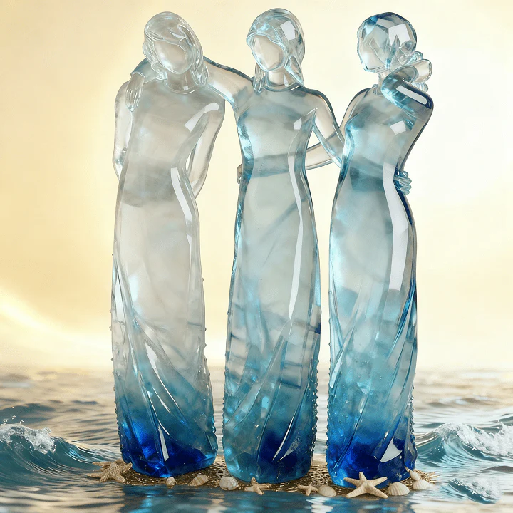 💖🔥LAST DAY 49 % OFF👩🏻🤝👩🏻Sisters by My Side, Celebrates Friendships Three Sisters Sculpture🎁Christmas, Thanksgiving Day, Birthday Gifts - Image 5