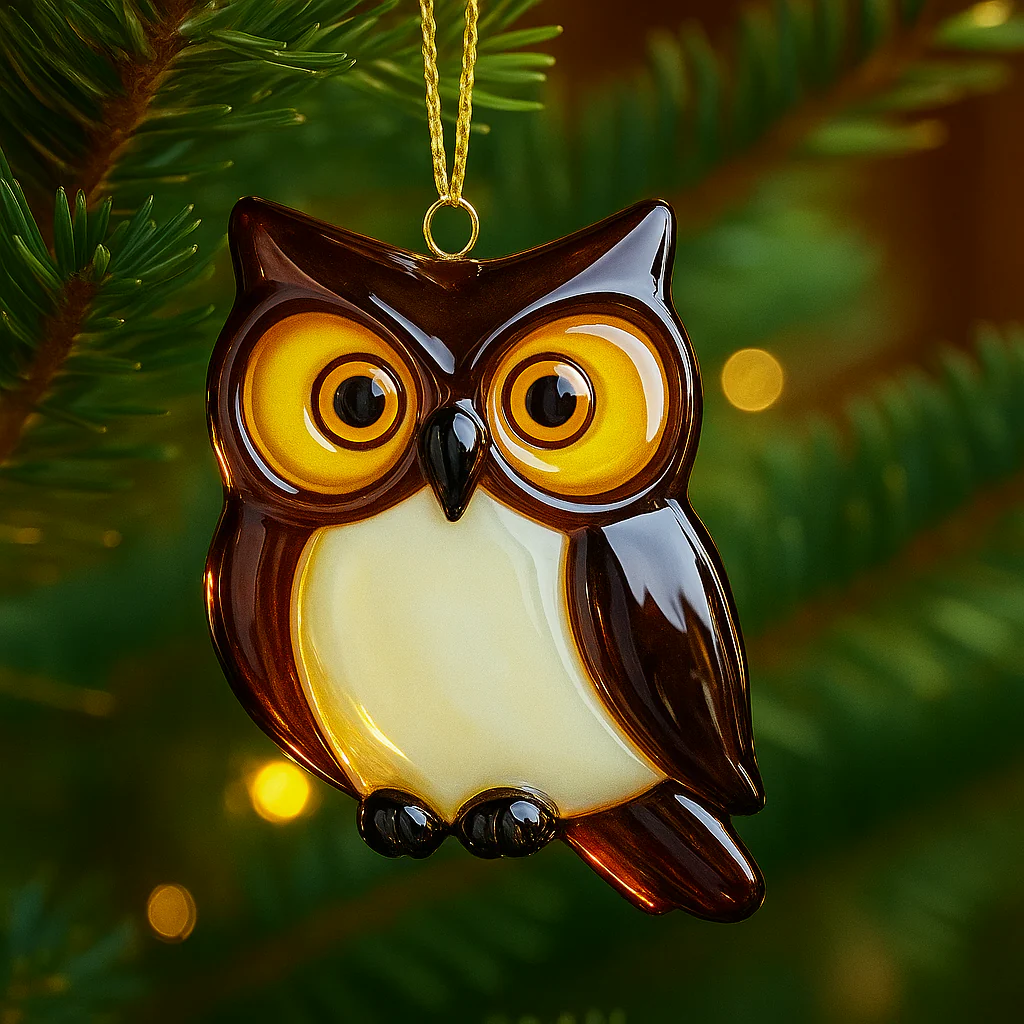 Fused Glass Birds Ornament - Image 4