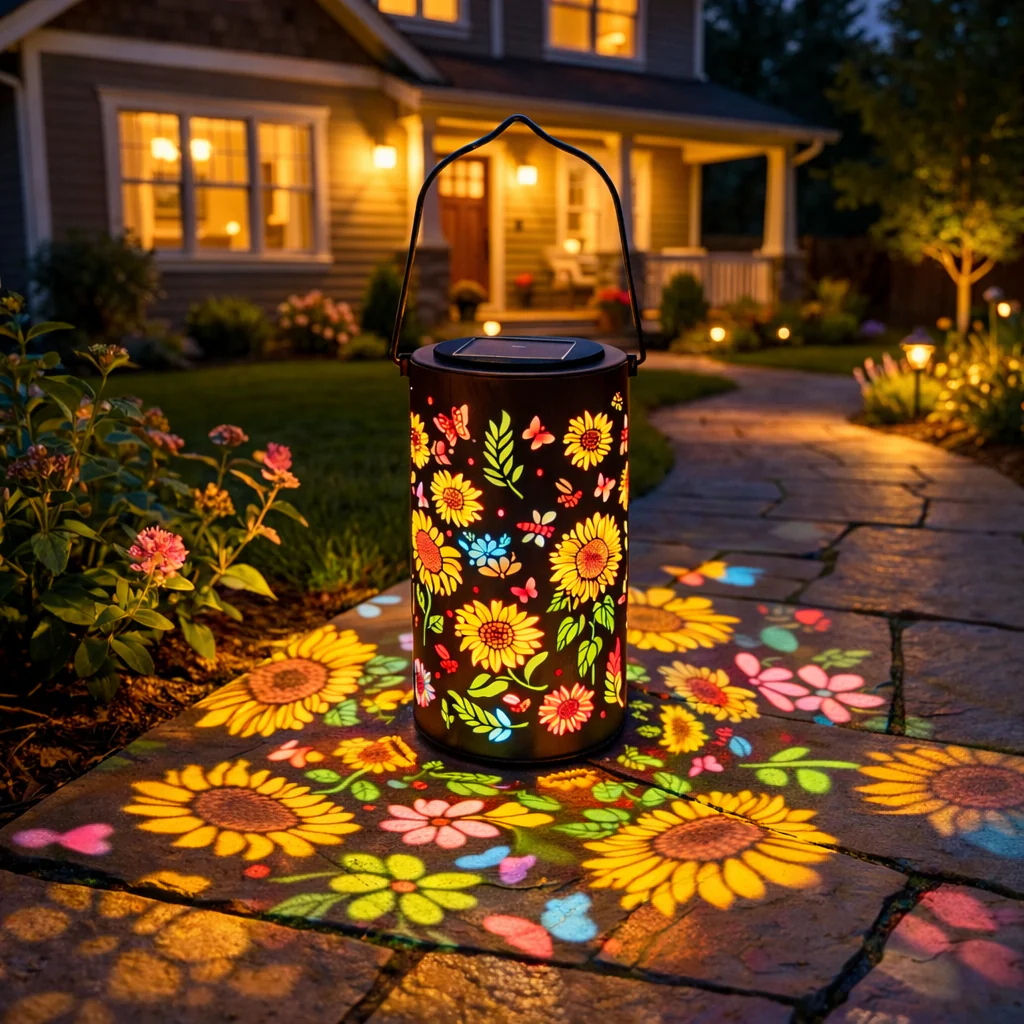 💖🎁2026 Mother's Day Gifts 50% Off--Colorful Sunflower Glow Solar Garden Lantern