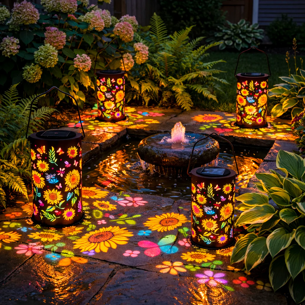 💖🎁2026 Mother's Day Gifts 50% Off--Colorful Sunflower Glow Solar Garden Lantern - Image 8
