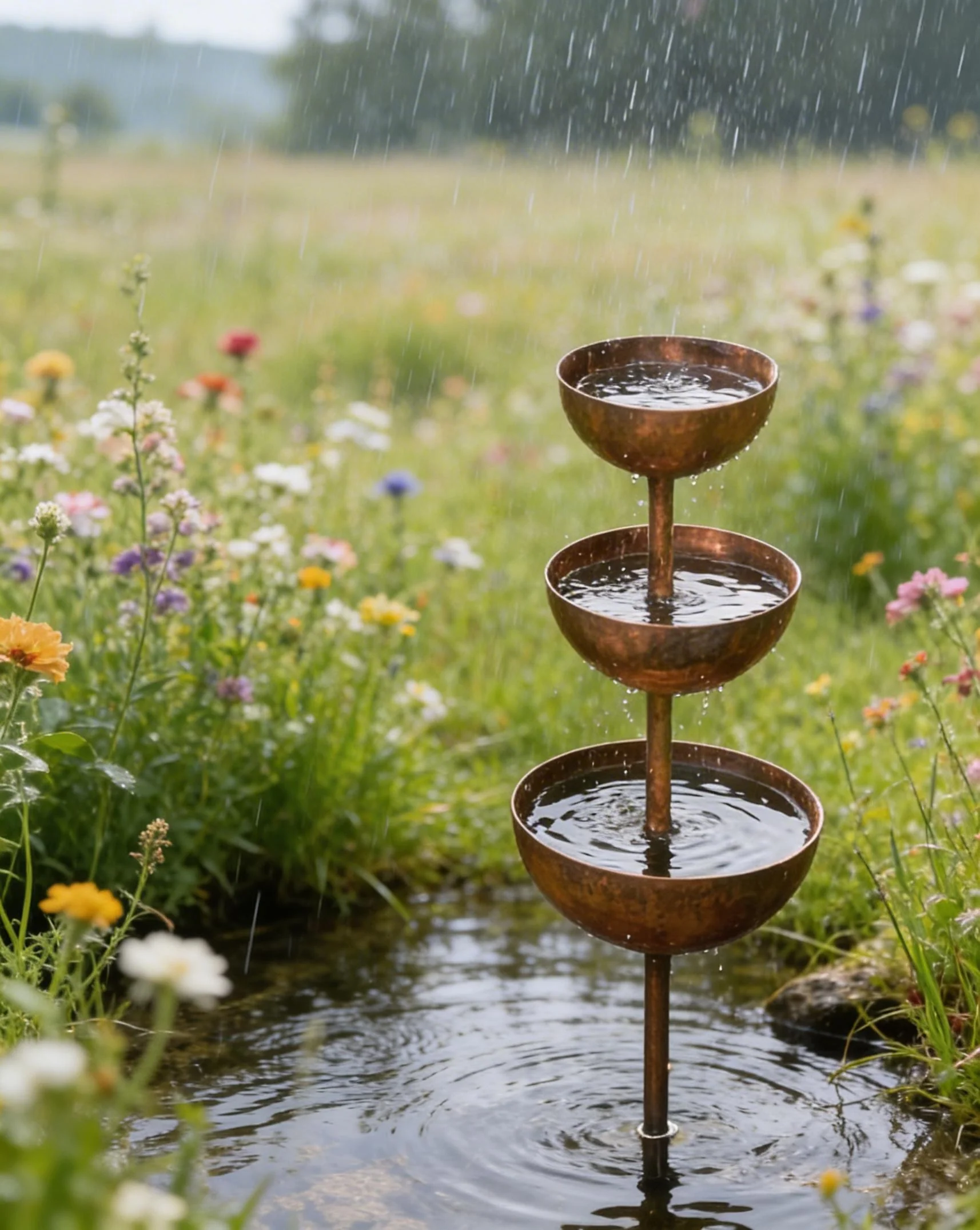 🌧️ Rain Catcher - Plant Support🐦 Metal Garden Ornament - Image 7
