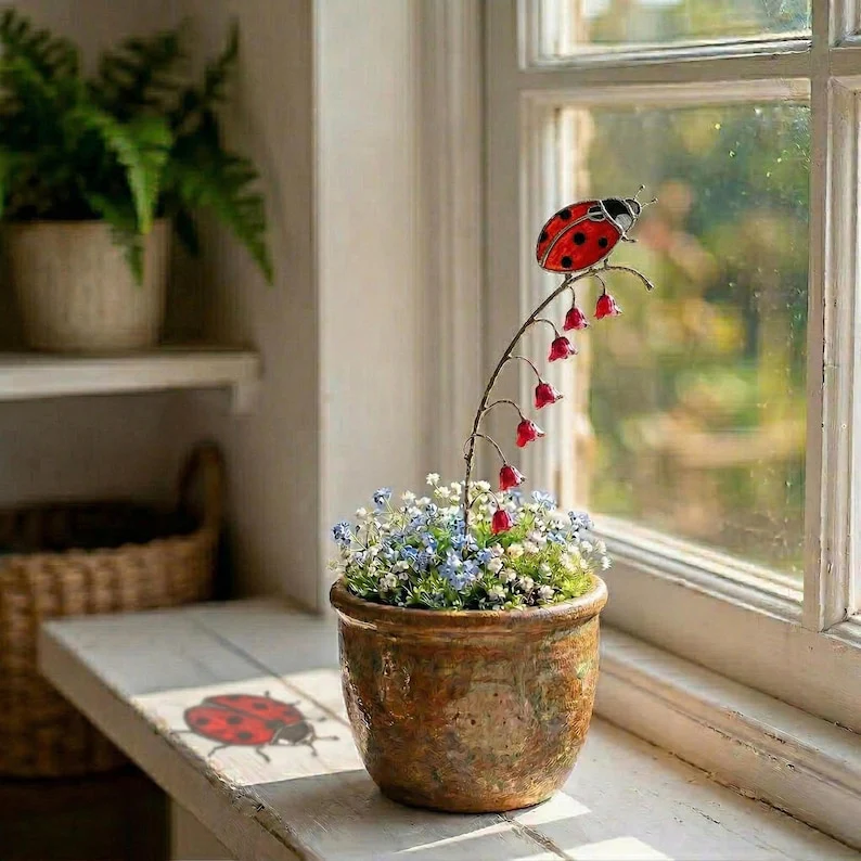 🌸 Garden Window Charm Stakes – Whimsical Nature Collection - Image 2