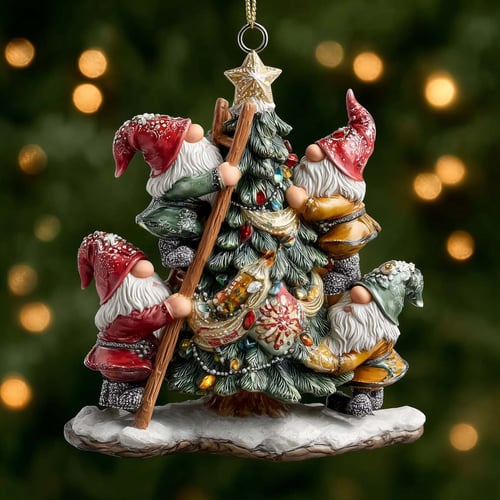 Gnome Christmas Ornament Collection - Image 3
