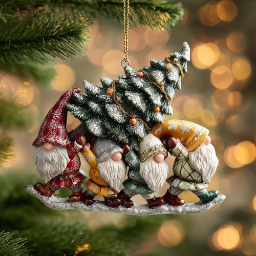 Gnome Christmas Ornament Collection - Image 4