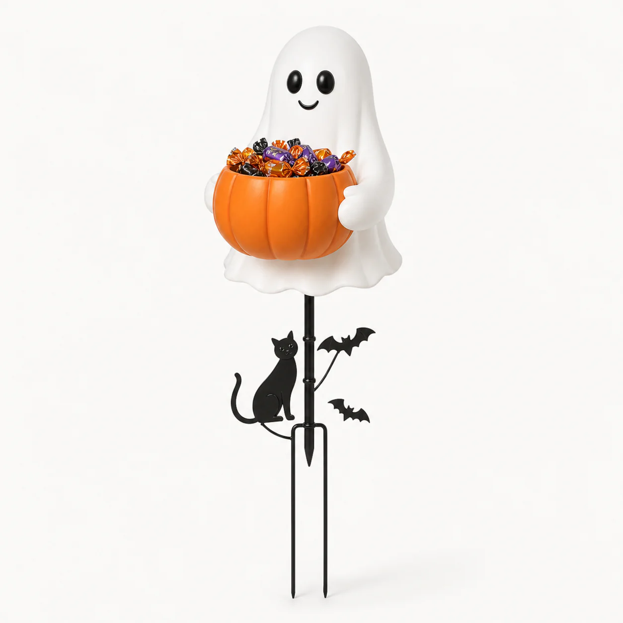 👻 Halloween Ghost Candy Holder Garden Stake - Image 6