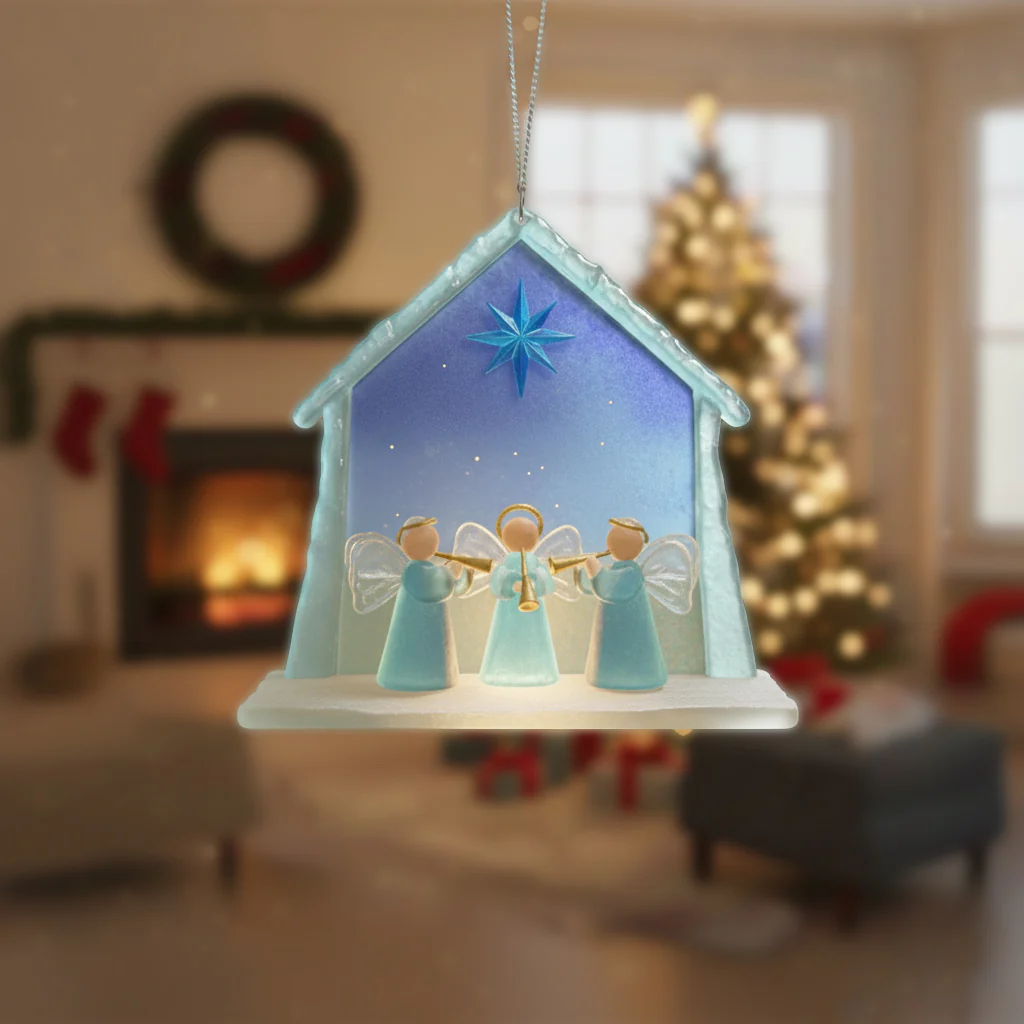 🎄 Handcrafted Nativity Christmas Ornaments - Image 3