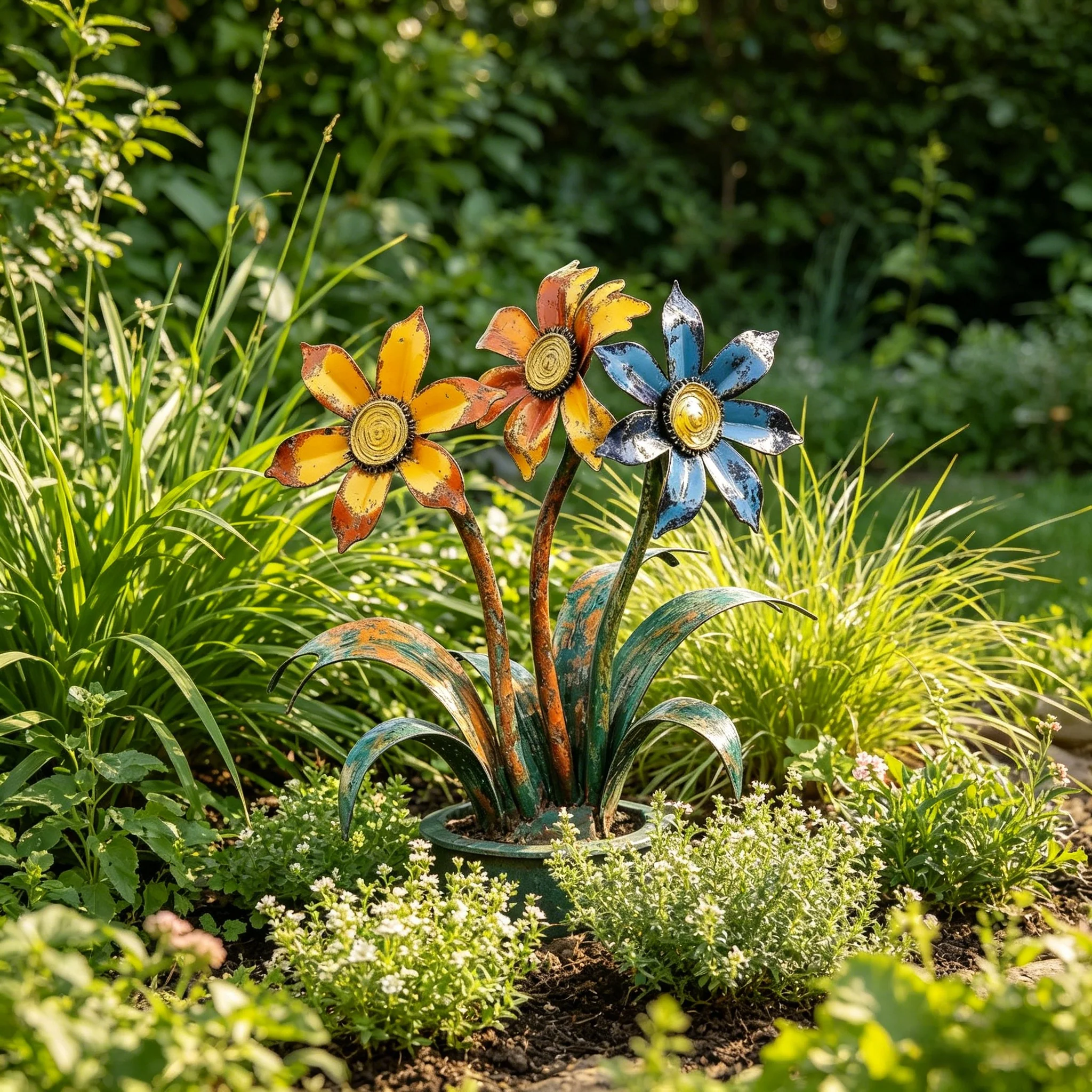 🌼🌼2026 Mother's Day Gifts 50% Off--💖🎁Handcrafted Rustic Metal Flower Garden Stakes - Image 13