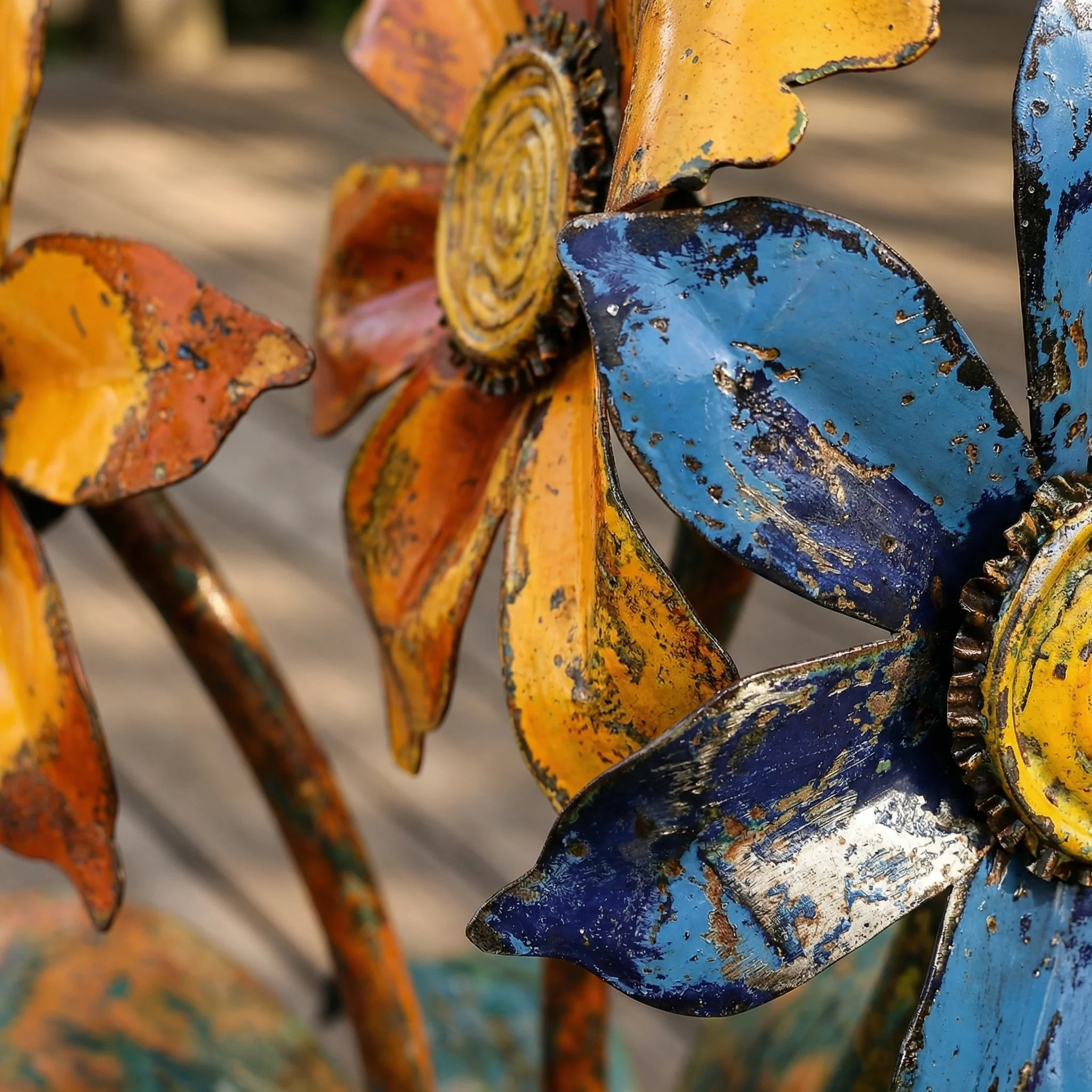 🌼🌼2026 Mother's Day Gifts 50% Off--💖🎁Handcrafted Rustic Metal Flower Garden Stakes - Image 7