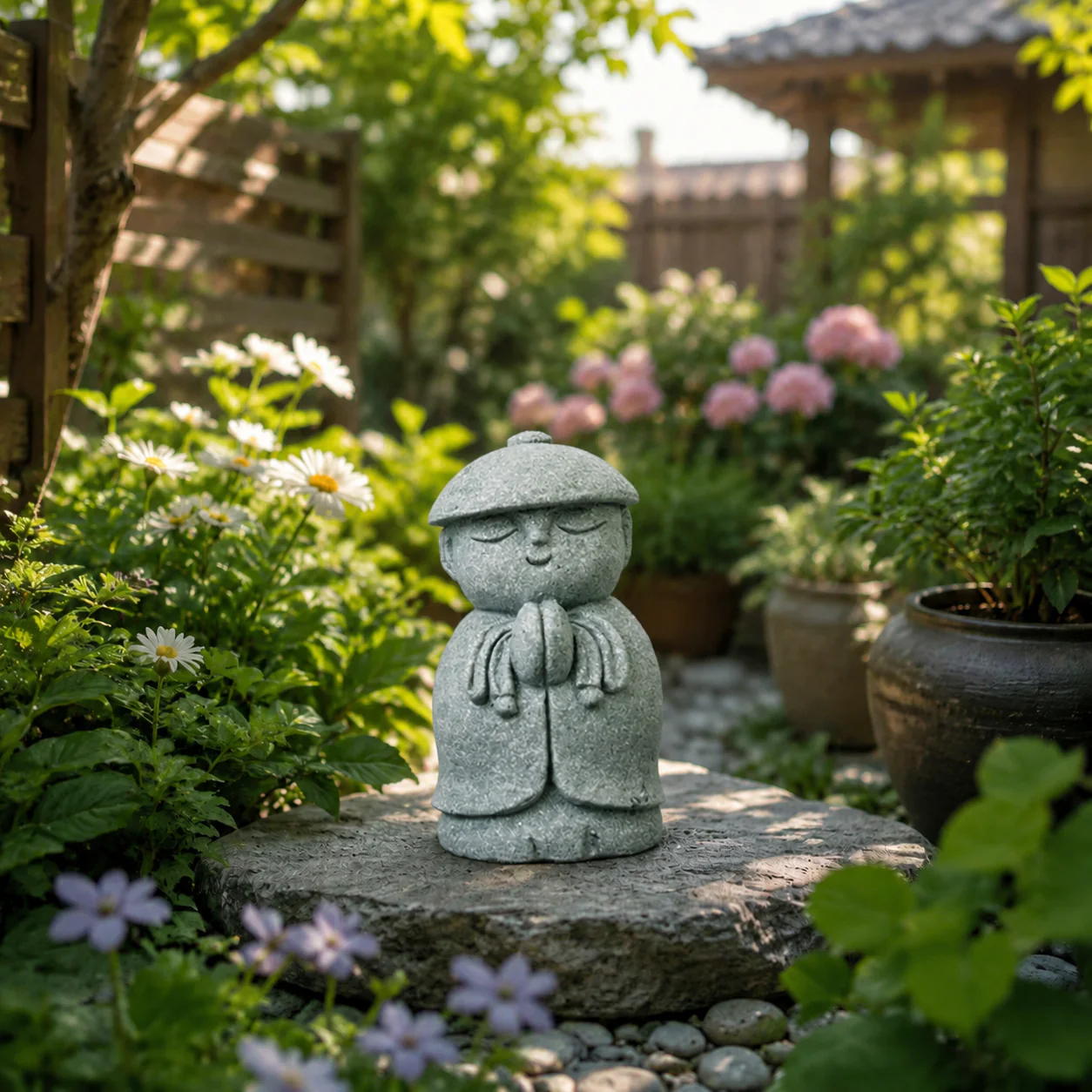 🧘🧘Summer Sale 50% OFF🔥Handcrafted Mini Stone Zen Jizo Statue - Image 11