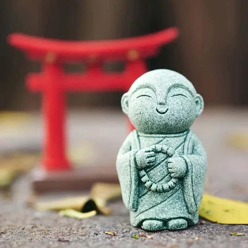 🧘🧘Summer Sale 50% OFF🔥Handcrafted Mini Stone Zen Jizo Statue - Image 12