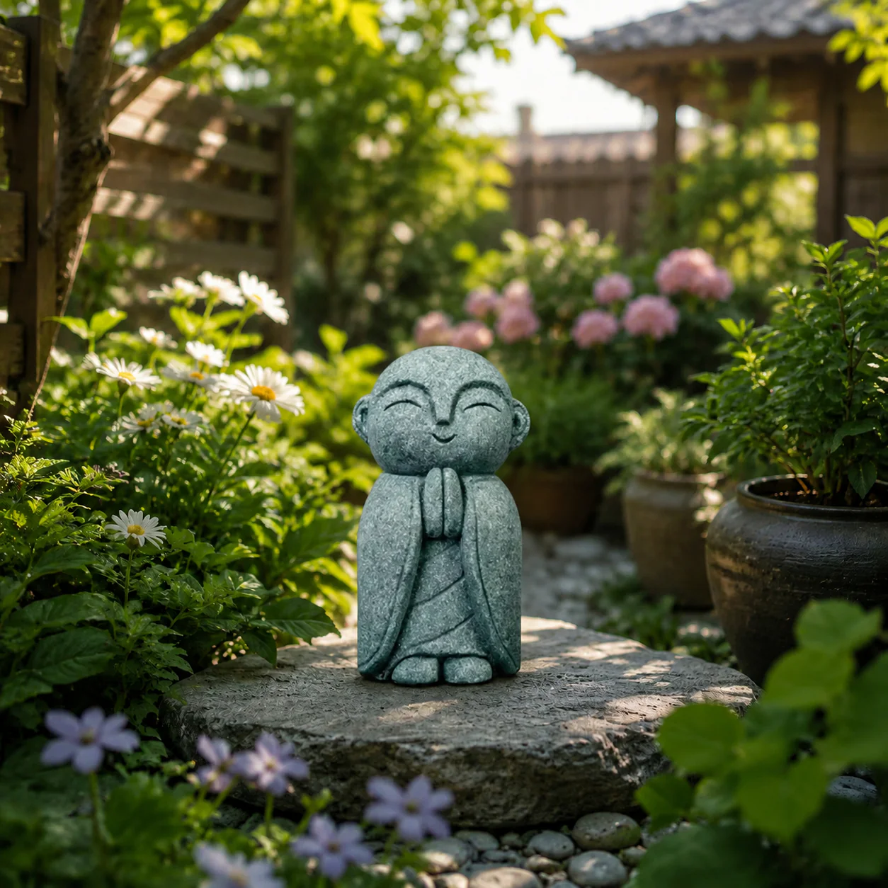 🧘🧘Summer Sale 50% OFF🔥Handcrafted Mini Stone Zen Jizo Statue - Image 9