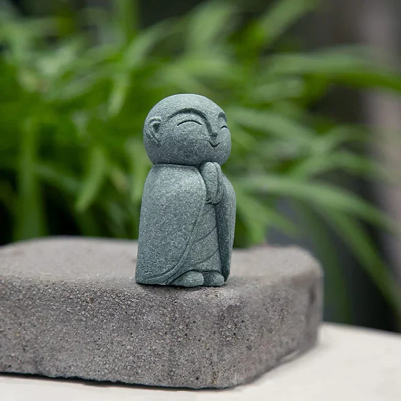 🧘Summer Sale 50% OFF🔥Handcrafted Mini Stone Zen Jizo Statue - Image 14