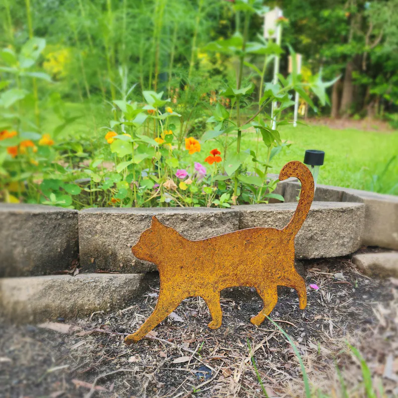 🌿Handmade Metal Garden Art - Rusted Garden Decor - Image 5