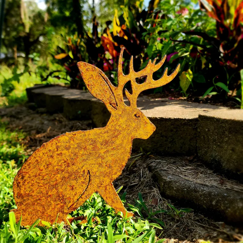 🌿Handmade Metal Garden Art - Rusted Garden Decor - Image 8